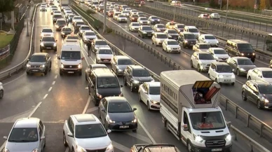 İstanbul'da 'ara tatil' trafiği