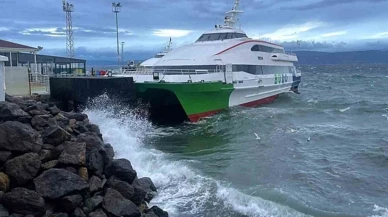 Bazı deniz otobüsü seferleri iptal edildi