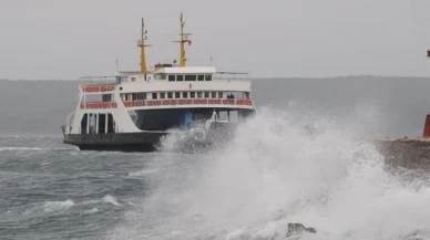 Çanakkale’de bazı feribot seferleri iptal