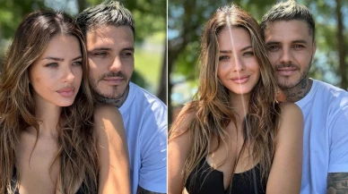 Mauro Icardi'den yeni sevgilisiyle romantik paylaşım