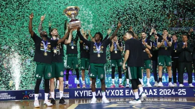 Ergin Ataman'ın çalıştırdığı Panathinaikos AKTOR, Olympiakos’u mağlup ederek Yunanistan Kupası’nı kazandı