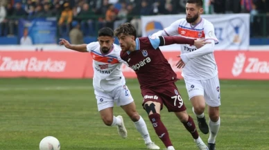 Trabzonspor, İskenderunspor ile 2-2 berabere kaldı