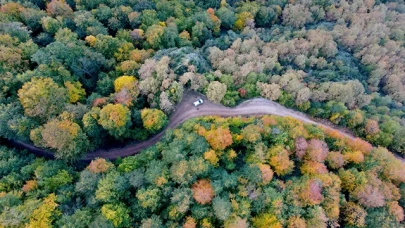 Kastamonu'daki Loç Vadisi ziyaretçilerini sonbahar renkleriyle ağırlıyor