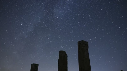 Blaundos Antik Kenti'nde yıldızlı gece