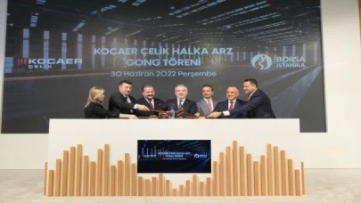 Borsa İstanbul’da gong Kocaer Çelik için çaldı