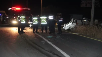 Manisa’da trafik kazasında 1 kişi öldü, 1 kişi yaralandı