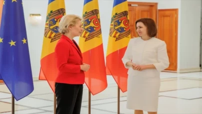 Moldova Cumhurbaşkanı Sandu ile AB Komisyonu Başkanı von der Leyen enerji krizini görüştü