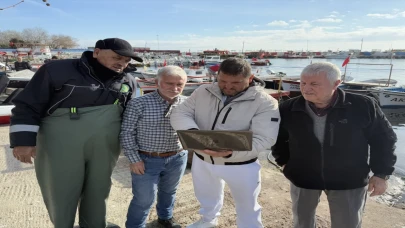 Tekirdağ’da balıkçılar AA’nın ”Yılın Kareleri” oylamasına katıldı