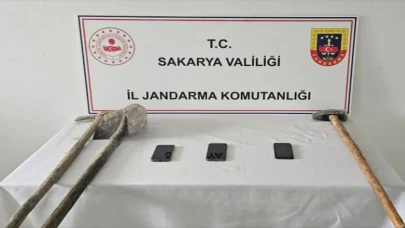 Sakarya’da kaçak kazı yapan 11 şüpheli fotokapan sayesinde yakalandı