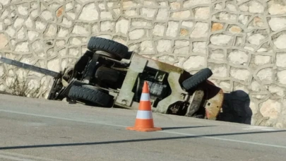 Antalya’da devrilen forkliftin altında kalan kişi hayatını kaybetti