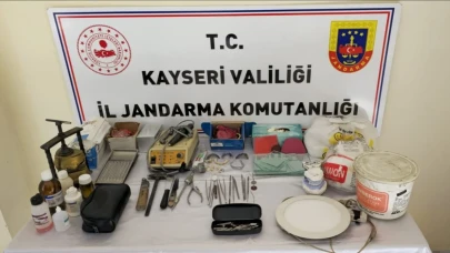 Kayseri’de ruhsatsız diş muayenehanesi işleten kişi hakkında adli işlem başlatıldı