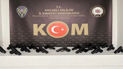 Kocaeli’de silah kaçakçılığı operasyonunda yakalanan 6 sanık tutuklandı