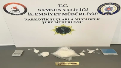 Samsun’da toprağa gömülü uyuşturucu ele geçirildi, 1 şüpheli yakalandı 