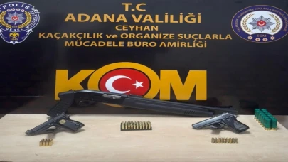 Adana’da silah ticareti operasyonunda 7 şüpheli yakalandı