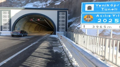 HakkariYüksekova yolundaki Yeniköprü Tüneli trafiğe açıldı