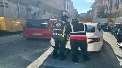 İstanbul’da trafikte kural ihlali yapan 2 sürücüye para cezası