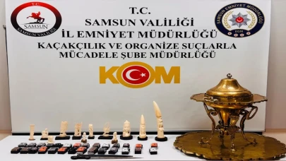 Samsun’da tarihi eser kaçakçılığı operasyonunda 1 kişi yakalandı