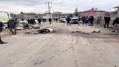 Kırşehir’de devrilen otomobilin sürücüsü ağır yaralandı