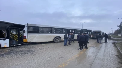 Ankara’da zincirleme trafik kazasında 26 kişi yaralandı