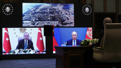 Erdoğan ve Putin'in katılımıyla Akkuyu Nükleer Santrali'nin temeli atıldı