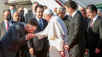 Irak ziyaretini sürdüren Papa, Erbil'de