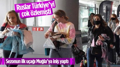 Rus turistler, Türkiye'ye gelmeye başladı