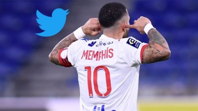 Twitter, Lyon'lu futbolcu Memphis Depay'ın ismini yazanları engelliyor