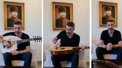 Hakan Altun'dan sessiz eylem. Gitarının tellerini keserek hükümeti protesto etti