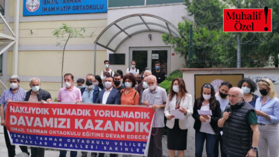 İmam Hatip’e dönüştürülen İsmail Tarman’da eylem yapıldı!