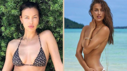 Irina Shayk üstsüz pozuyla sosyal medyayı salladı