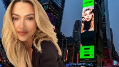 Hadise, New York Times Square Meydanında!