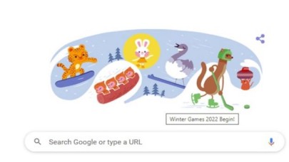 4 Şubat Bugünün Google Doodle’ı Kış Olimpiyatları 2022