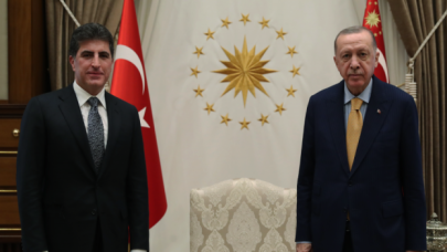 Cumhurbaşkanı Erdoğan, Neçirvan Barzani ile görüştü