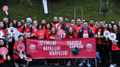 Türk Eğitim Vakfı Büyükada'da koşuyor