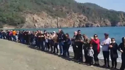 Muğla halkından özelleştirme protestosu: Halk plajını elimizden almayın