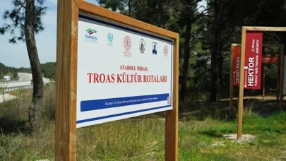 Çanakkale'nin tarihi Troas bölgesinde kültür rotaları oluşturuldu