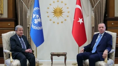 Cumhurbaşkanı Erdoğan, BM Genel Sekreteri Guterres'i kabul etti