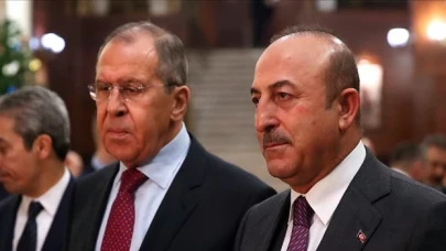 Dışişleri Bakanı Çavuşoğlu, Rus mevkidaşı Lavrov ile görüştü