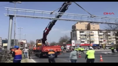 İstanbul'da Büyükdere Caddesi trafiğe kapatıldı