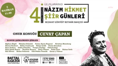 Ataşehir Belediyesi’nin düzenlediği Uluslararası Nâzım Hikmet Şiir Günleri