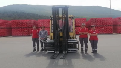 Coca-Cola İçecek’ten kadınlara forklift eğitimi