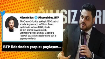 Hüseyin Baş: “Petrol aramayı Google’den yapsalardı daha çok iş yaparlardı”