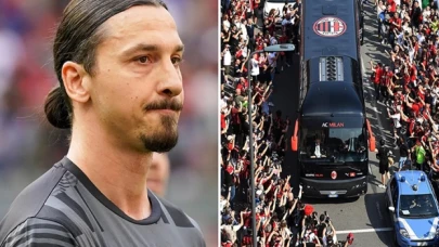 Zlatan Ibrahimovic eliyle takım otobüsünün camını kırdı