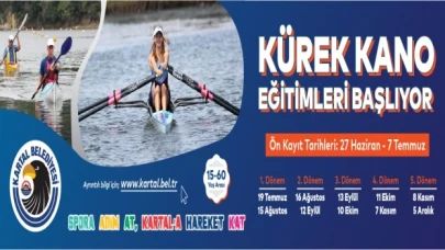 Kartal Belediyesi Kürek ve Kano Eğitimleri Başlıyor