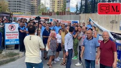 Çekmeköy'deki park nöbetine polis müdahalesi