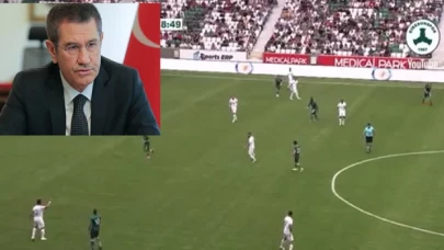 Giresunspor tribünlerinden Nurettin Canikli’ye tepki tezahüratları