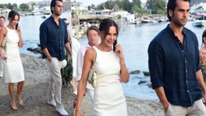 Hande Ataizi ve aşkının Bodrum keyfi sürüyor