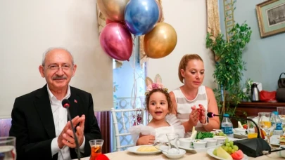 Kılıçdaroğlu, Gezi tutuklusu Tayfun Kahraman’ın kızı Vera’nın doğum günündeydi