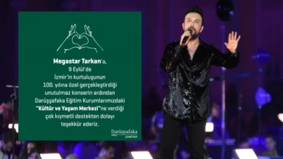 Darüşşafaka’dan Tarkan’a 'bağış’ teşekkürü