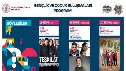 Beyoğlu Kültür Yolu Festivali Kapsamında Gerçekleştirilen  Gençlik ve Çocuk Buluşmaları  Söyleşilerle Devam Ediyor